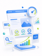 SEO & Performance Optimization illustration